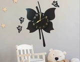 Lifestyle Glory Brand Butterflies and Sweet Home 3D Wooden Wall Clock I Wooden Wall Clock I Wall Clocks I Wall Clock For Bedroom I Wall Clock for Room I Wooden Wall Clock I Wooden Clock I Clocks I Clock