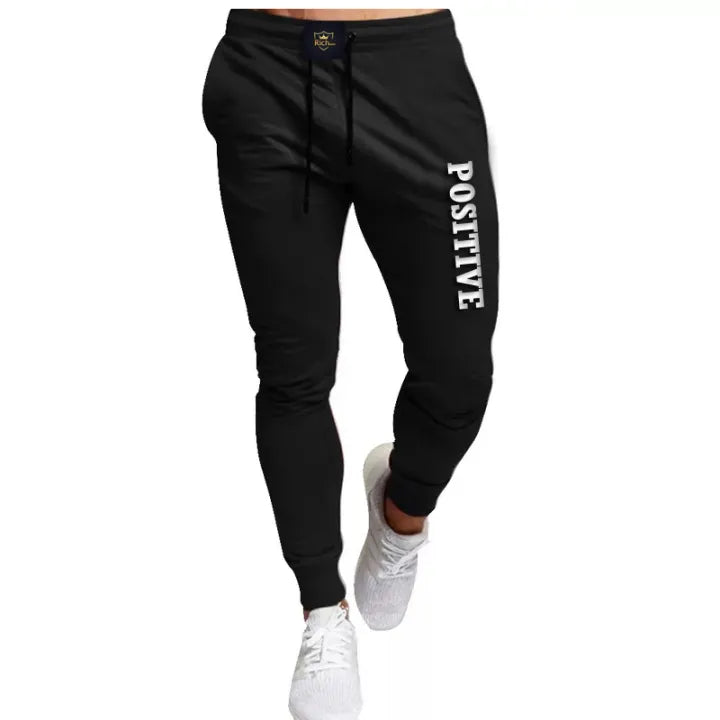 Positive_Summer Men Tracksuit Trouser and Shirt Track suit for Summer