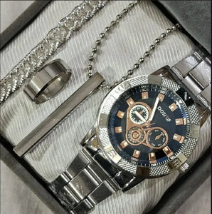 business steel straps round dial wrist watches hand watch-silver watch- men watches-watch for boys-watch for men-watch for kids-watch for young's-watch for boys stylish-branded-watch
