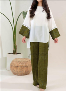 2 PCs western Wear printed suit