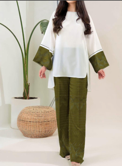2 PCs western Wear printed suit