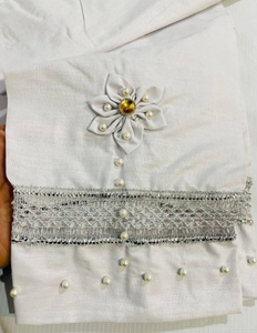 Women stitched cotton capri