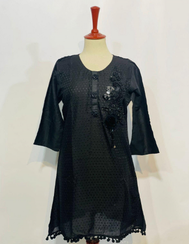 Cotton women stitched shirt