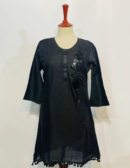 Cotton women stitched shirt