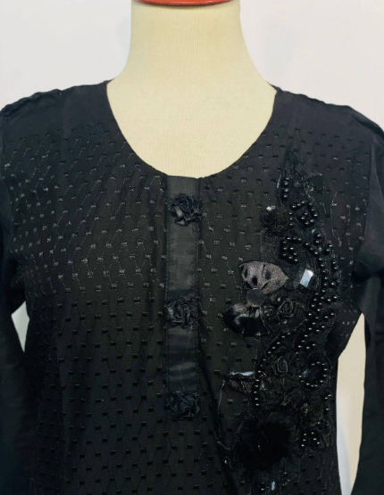 Cotton women stitched shirt