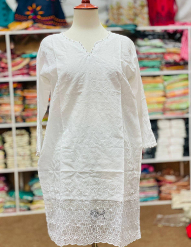 Women stitched cotton shirt