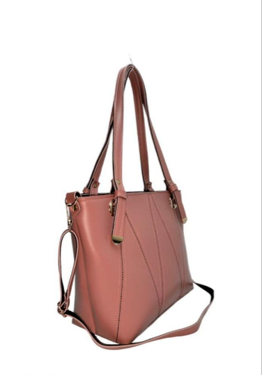 women's leather plain shoulder bag
