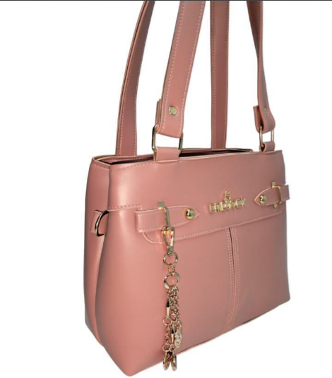 women's leather plain shoulder bag