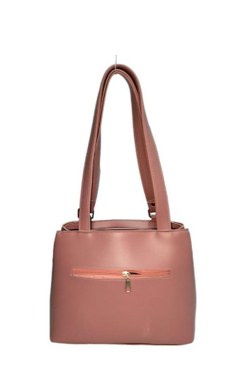 women's leather plain shoulder bag
