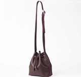 Bucket bag maroon
