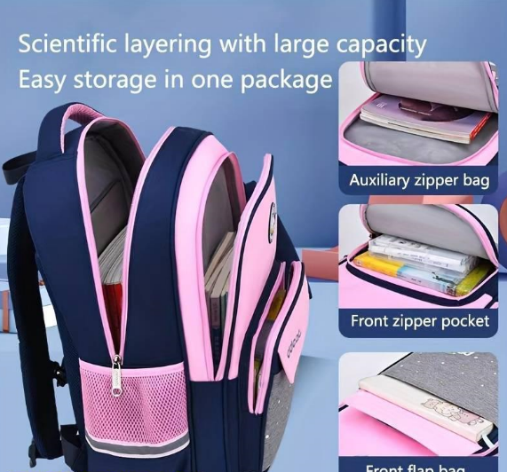 Unisex nylon casual backpack