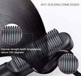 Professional hair straightener brush
