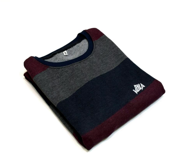 1 PCs men's stitched fleece printed sweat shirt
