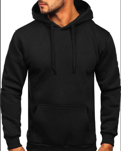 1 PCs men's stitched fleece plain hoodie