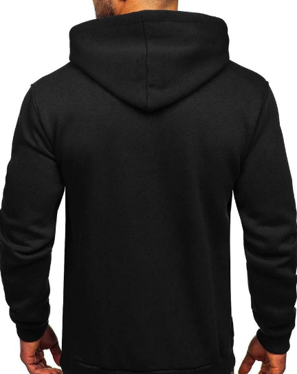 1 PCs men's stitched fleece plain hoodie