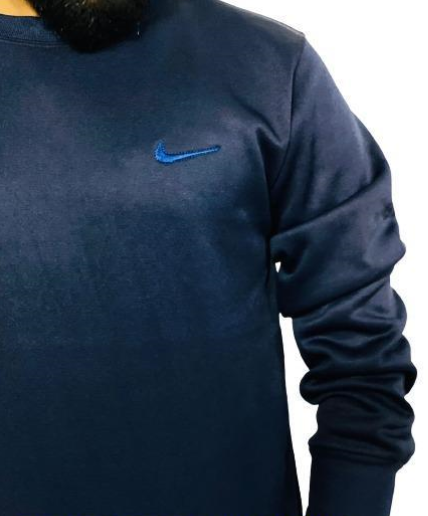 1 PCs men's stitched fleece plain sweat shirt