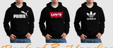 Men's stitched fleece printed hoodie pack of 3