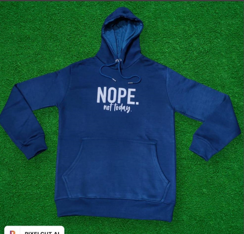 1 PC men's stitched fleece printed hoodie