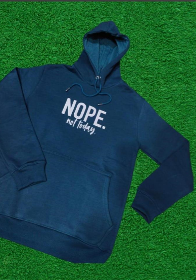 1 PC men's stitched fleece printed hoodie