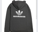 1 PC men's stitched fleece plain hoodie