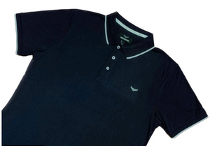 1 PC men's stitched cotton plain Polo shirt
