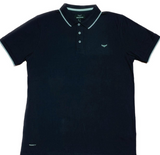 1 PC men's stitched cotton plain Polo shirt