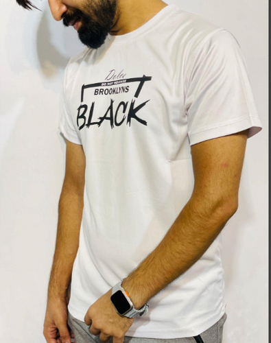 1 PC men's stitched jersey printed T shirt