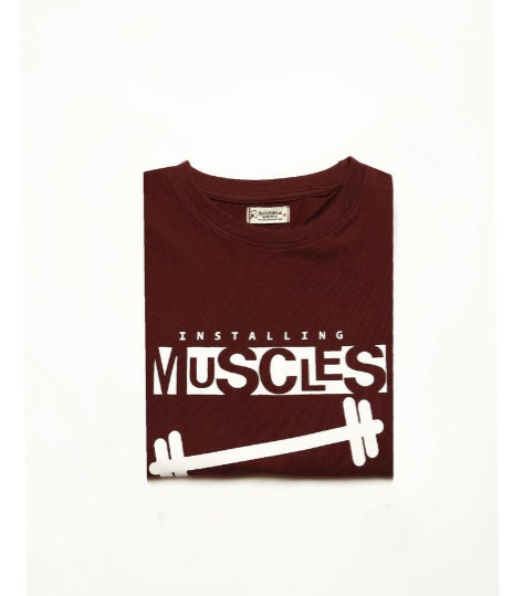 1 PC men's stitched cotton jersey printed T shirt