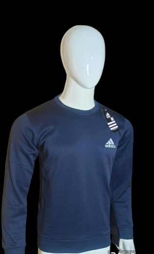 1 PC men's stitched polyester fleece reflector shirt