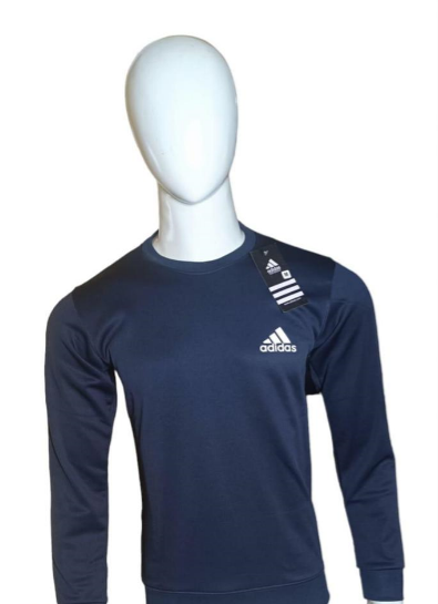 1 PC men's stitched polyester fleece reflector shirt