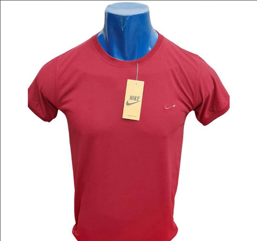 1 PC men's stitched cotton jersey plain T shirt