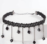 1 PCs black elegant choker