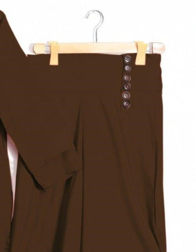 2 pcs women's stitched grip plain suit