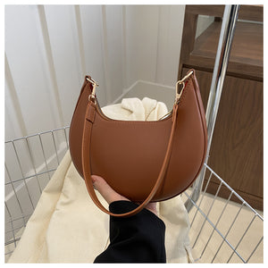 High-end Niche Design Black Bag Women's 2025 New Fashion Shoulder Handbag