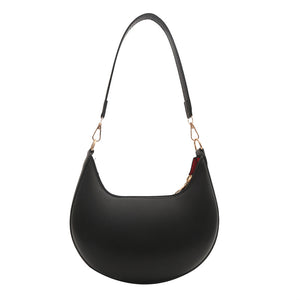 High-end Niche Design Black Bag Women's 2025 New Fashion Shoulder Handbag