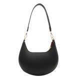 High-end Niche Design Black Bag Women's 2025 New Fashion Shoulder Handbag