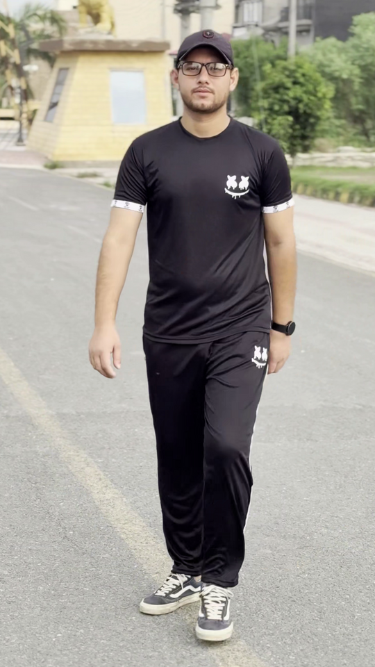 Pack of 2 Summer Printed Tracksuit For Men & Boys Soft & Comfortable Fabric Trouser and shirt for men Printed Tracksuit
