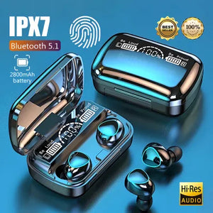 M10 & M90 TWS Airpods _ with Super Sound & High Quality Touch Sensors True Stereo Headphones with Built in Mic 10m Transmission Bluetooth Wireless Earbuds , Sport Headset for all Bluetooth Smart devices.