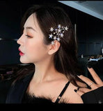 Vintage Design Gold Plated Rhinestone Hair Pin