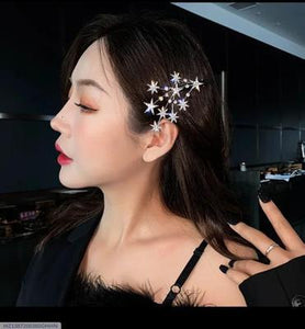 Vintage Design Gold Plated Rhinestone Hair Pin