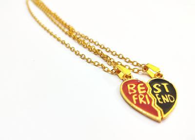 Heart Design Bestfriend's Pendant, Pair Of 2