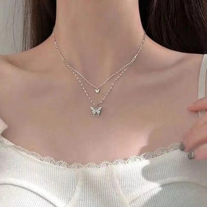 Multi Layered Butterfly Pendant